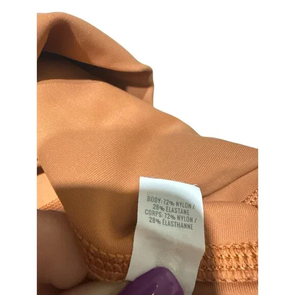 Aerie Rust Orange Laser Cut Side Panel Pocket Leggings Size Small High Rise - Picture 5 of 8